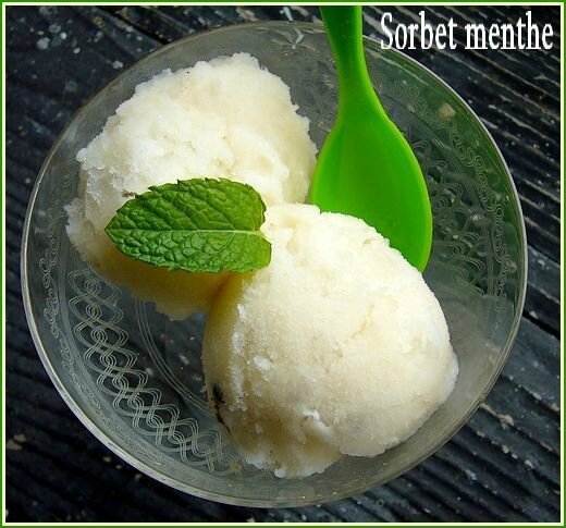 Sorbet menthe