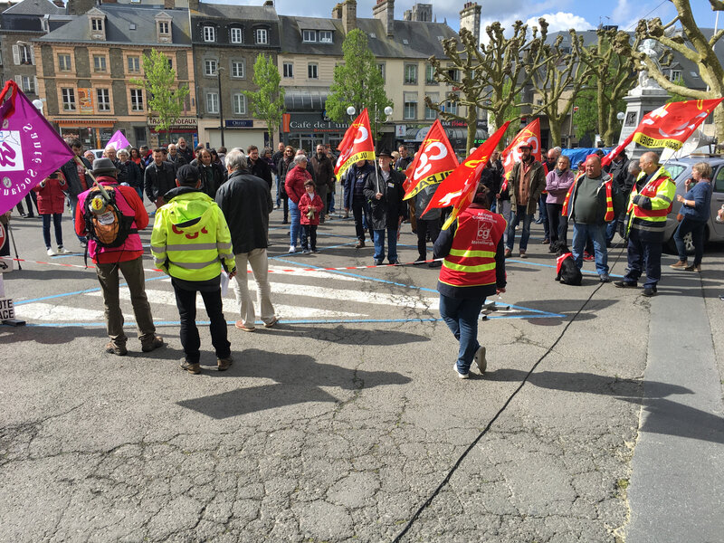 Avranches-fête du travail-1er mai-2018-rassemblement
