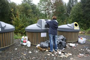 Ponts sous Avranches poubelles déchets ordure C3A