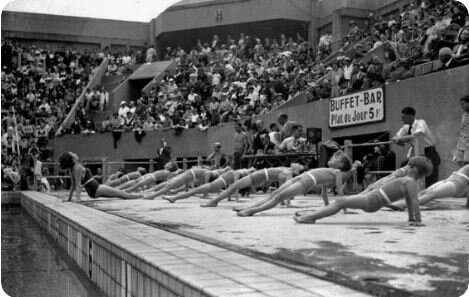 piscine des Tourelles en 1935