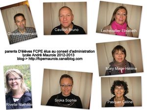 Parents d'élèves FCPE 2012-2013