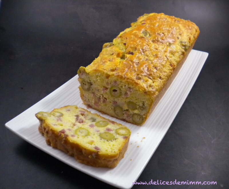 Le cake aux olives et aux Comté + Astuce 2