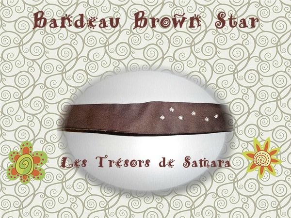BANDEAU BROWN STAR1
