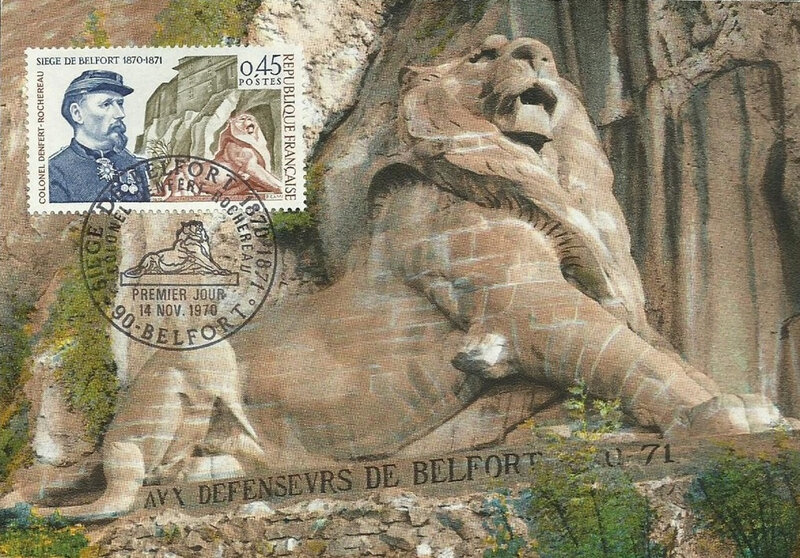 CPM Belfort Le Lion Denfert 1970