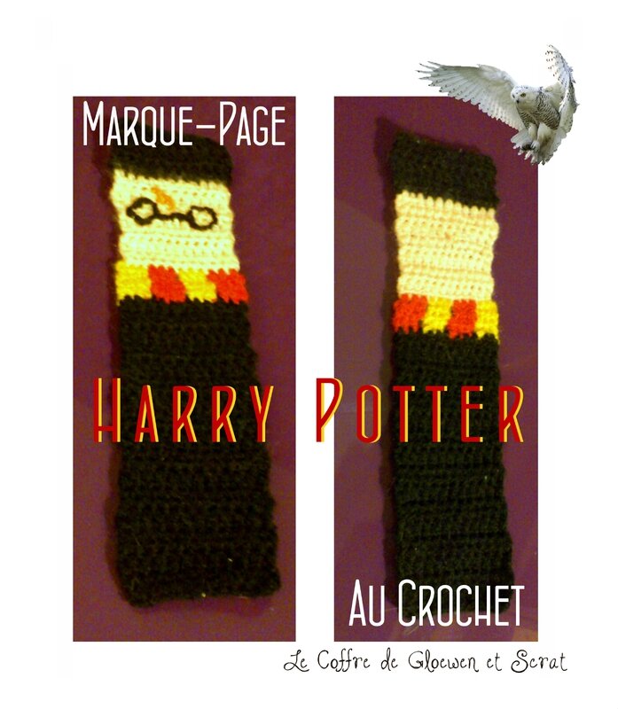 Le marque-page Harry Potter au crochet