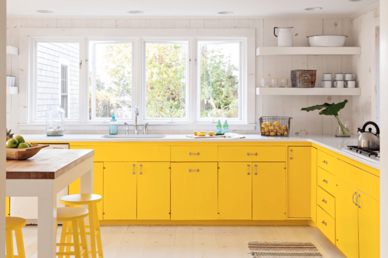 yellow-kitchen-cabinet