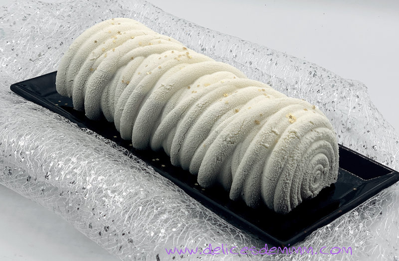 Bûche de Noël aux 3 chocolats 3