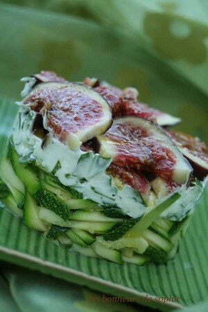 courgette_chevre_figue_en_timbale