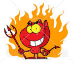 68081_Royalty_Free_RF_Clipart_Illustration_Of_A_Red_Halloween_Devil_With_Fire_And_A_Trident