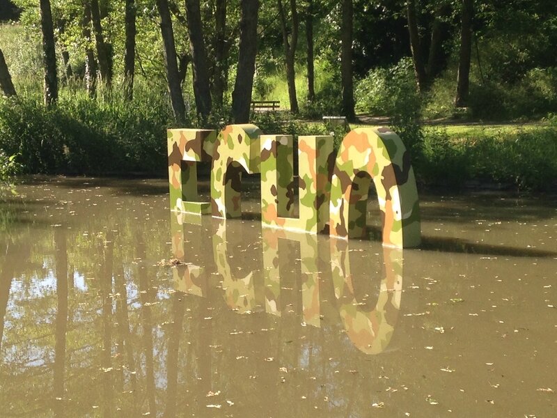 Les Hétéroclites festival 2015 Saint-Lo vallon de la Dollée landart installation
