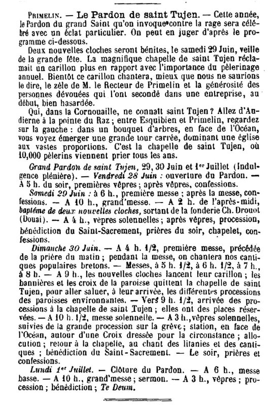 Ch43 - La semaine religieuse du Quimper et de Léon (Vendredi 14 juin 1895)