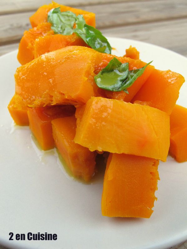 Salade citronnée de Potimarron 1