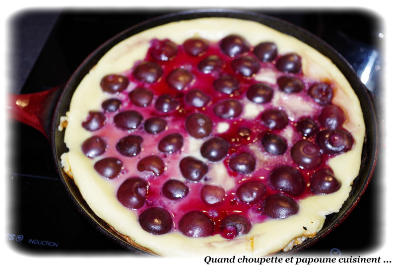 clafoutis de cerise à la poêle-7842