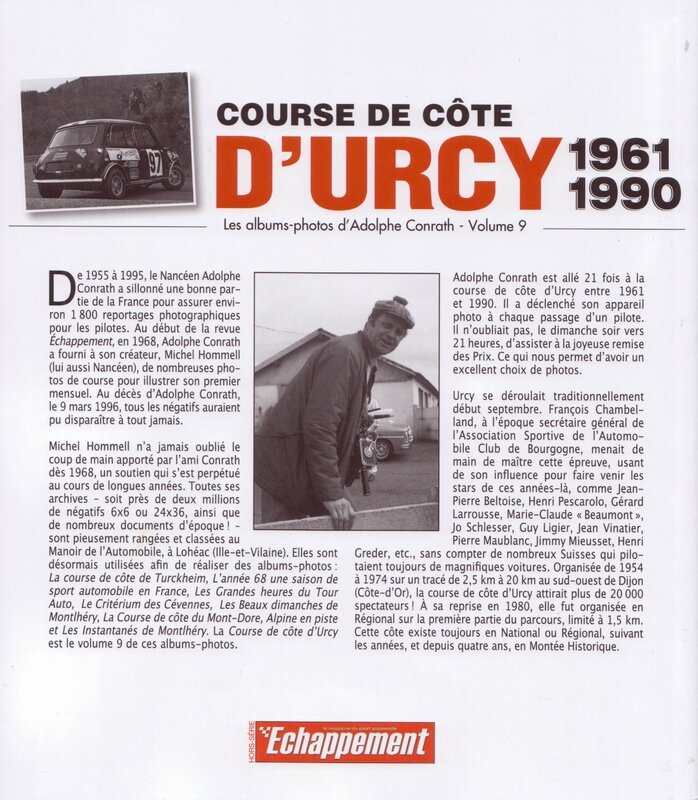ECHAPPEMENT N° 9 HS CC URCY (4e de Couv)