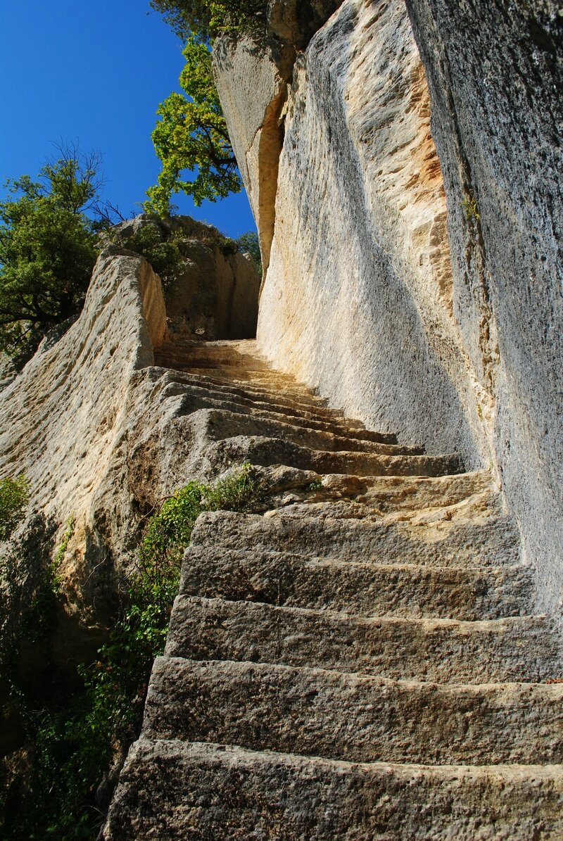 escalier dans le Luberon