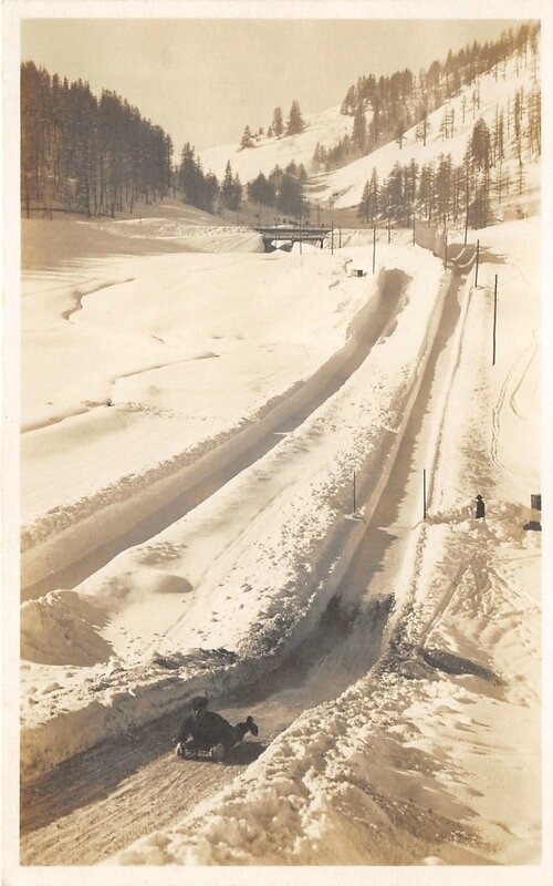 CPA Saint Moritz Piste skeleton R