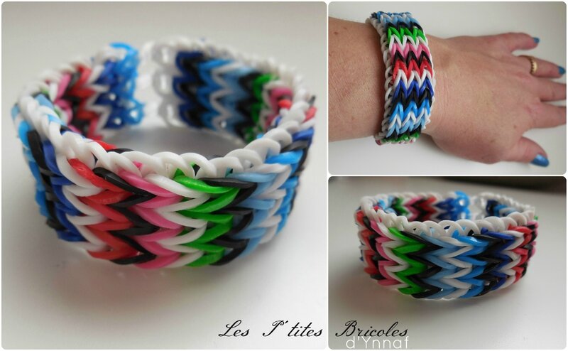 rainbow loom bracelet triple vif