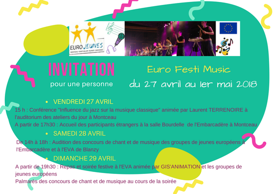 invitation euro festi music 2018