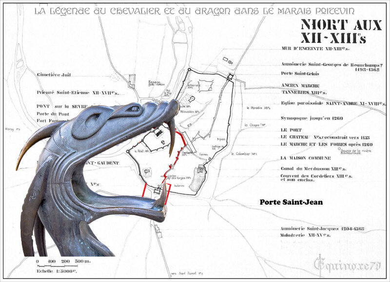 La légende du Chevalier et du dragon dans le Marais Poitevin