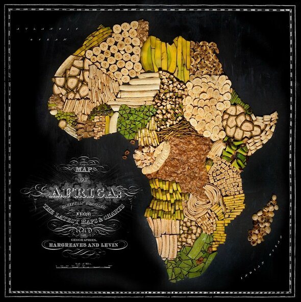 Nouriture-carte-Afriqe