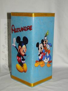 Lampe Mickey et CIe N°1 - fond bleu (2) (Copier)