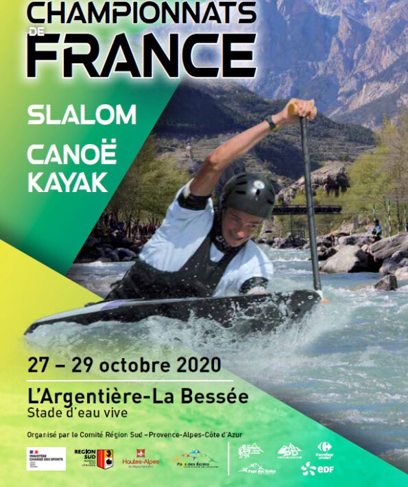 Affiche championnats de France de slalom 2020