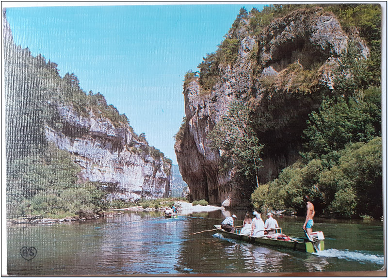 Gorges du Tarn - détroits - datée 1972