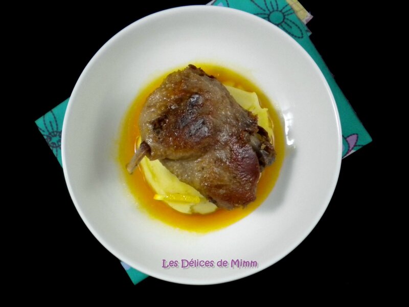 Canard confit, sauce à l’orange et au Cointreau 3