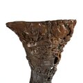 Importante <b>coupe</b> <b>libatoire</b> en corne de rhinocéros sculptée, Chine, dynastie Qing, fin du XVIIe-début du XVIIIe siècle 