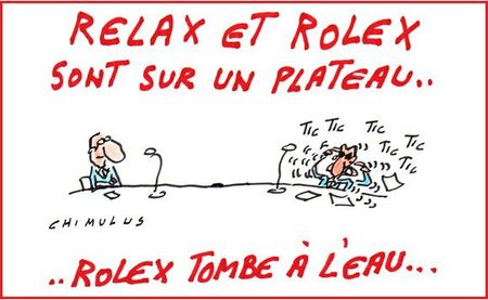 sarko hollande relax rolex