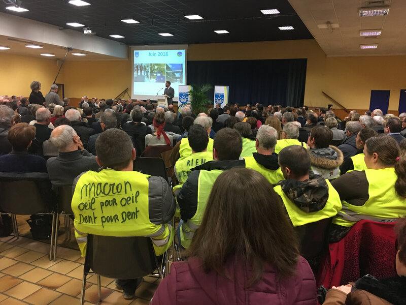 cérémonie_voeux_Avranches_2019_gilets jaunes