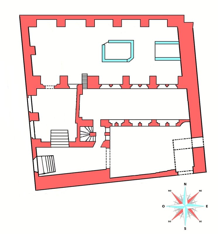 Prague synagogue Pinkas plan 1