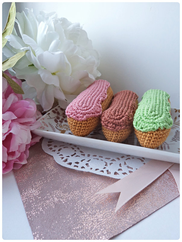 Eclairs au crochet CamDrey bricolent