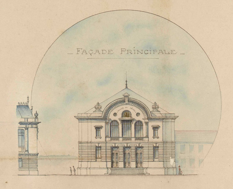 Salle des fêtes Avant-projet Façade 2Fi-412 R1
