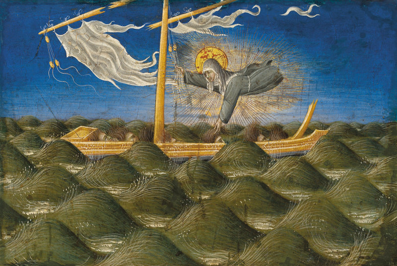 Giovanni di Paolo, Saint Clare Rescuing the Shipwrecked 2