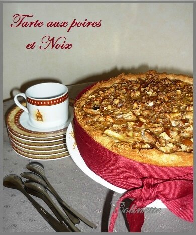 tarte aux poires et noix 03