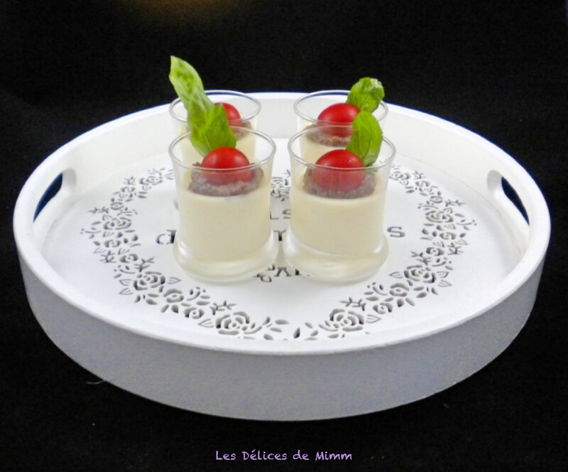 Panna cotta au parmesan et tapenade 3