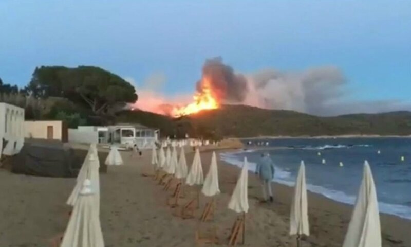 incendie dans le var