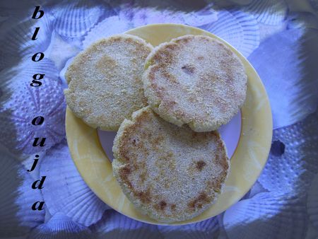 recettes dessert Harchas ( galettes de semoule au beurre marocaine ) 