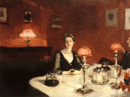 a_dinner_table_at_night_1884_sagent