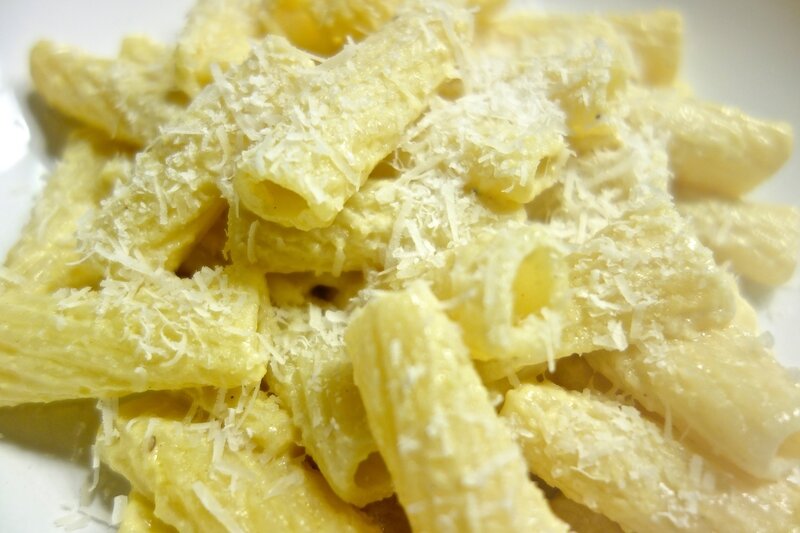 rigatoni à la moutarde