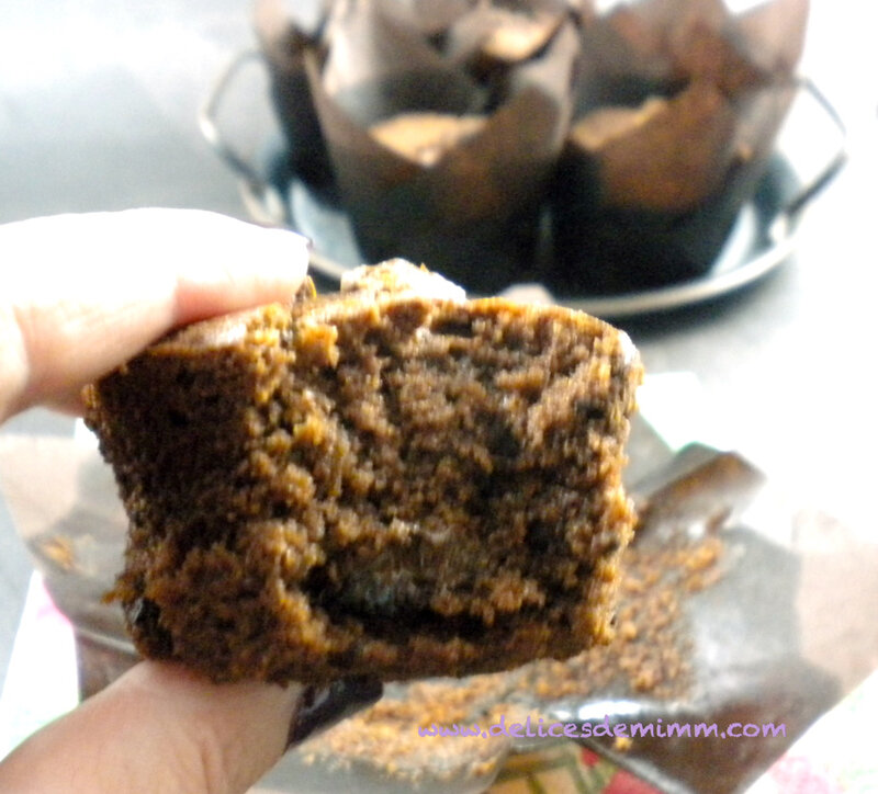 Muffins bien moelleux aux 2 chocolats 4