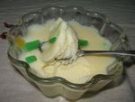 Semoule au lait cru et fruits confits 011