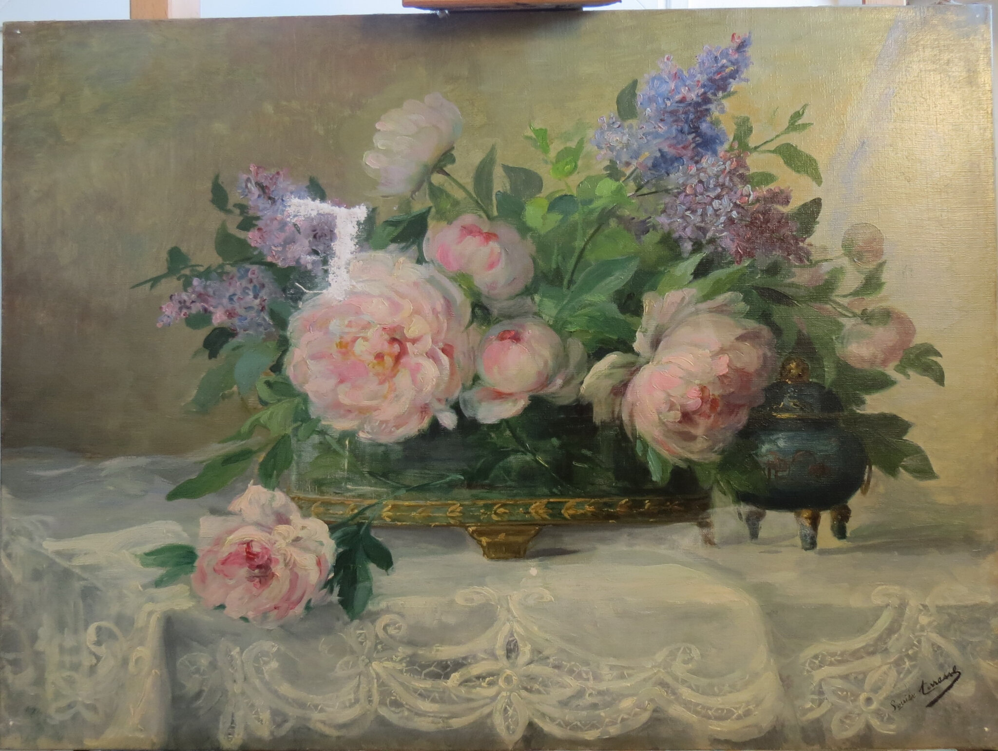 Bouquet de Pivoines av restauration