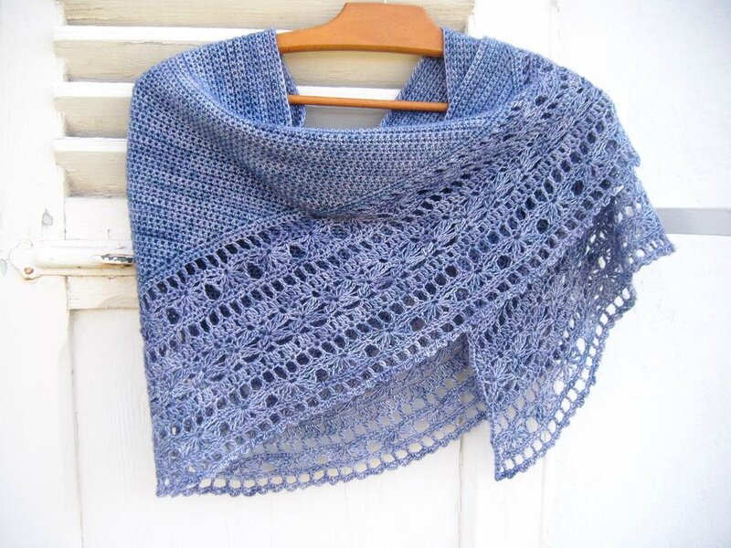 Muscari shawl crochet 072