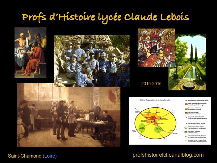 Profs d'Histoire lycée Claude Lebois