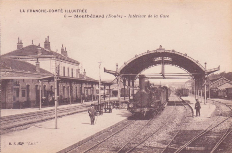 CPA Montbéliard Gare XX