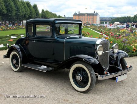 Chevrolet sedan 5 window coupé de 1931 (9ème Classic Gala de Schwetzingen 2011) 01