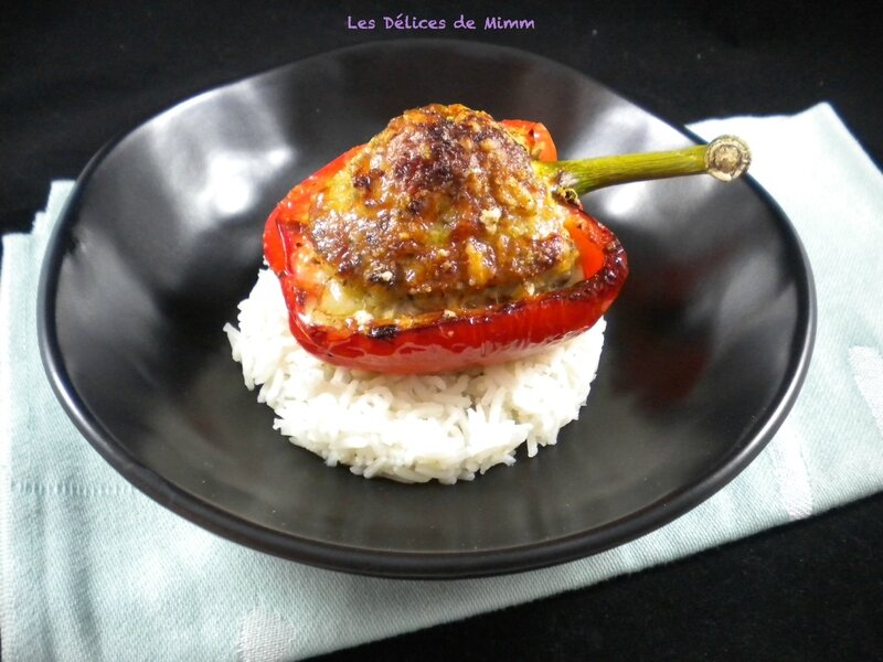 Poivrons farcis à la viande de veau, aux herbes et au parmesan 5