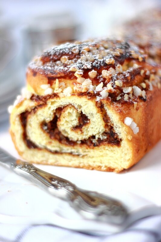 Brioche Russe au praliné et noisette5